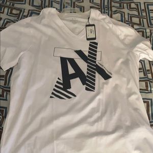 V-neck Armani exchange shirt